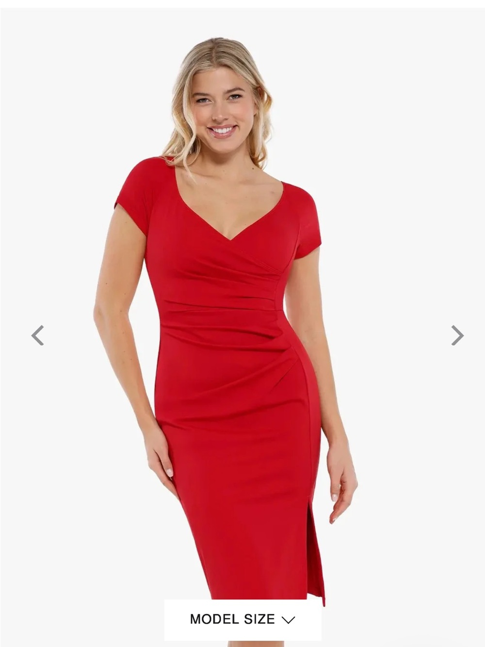 BNWT POPILUSH Shapewear Short Sleeve Perfect Form Sheath Dress Sz M